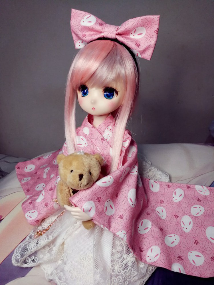 Japanese For Lifestyle - 1/6 1/4 1/3 BJD ชุดกิโมโนญี่ปุ่น+กระโปรงชุดสำหรับ BJD/SD