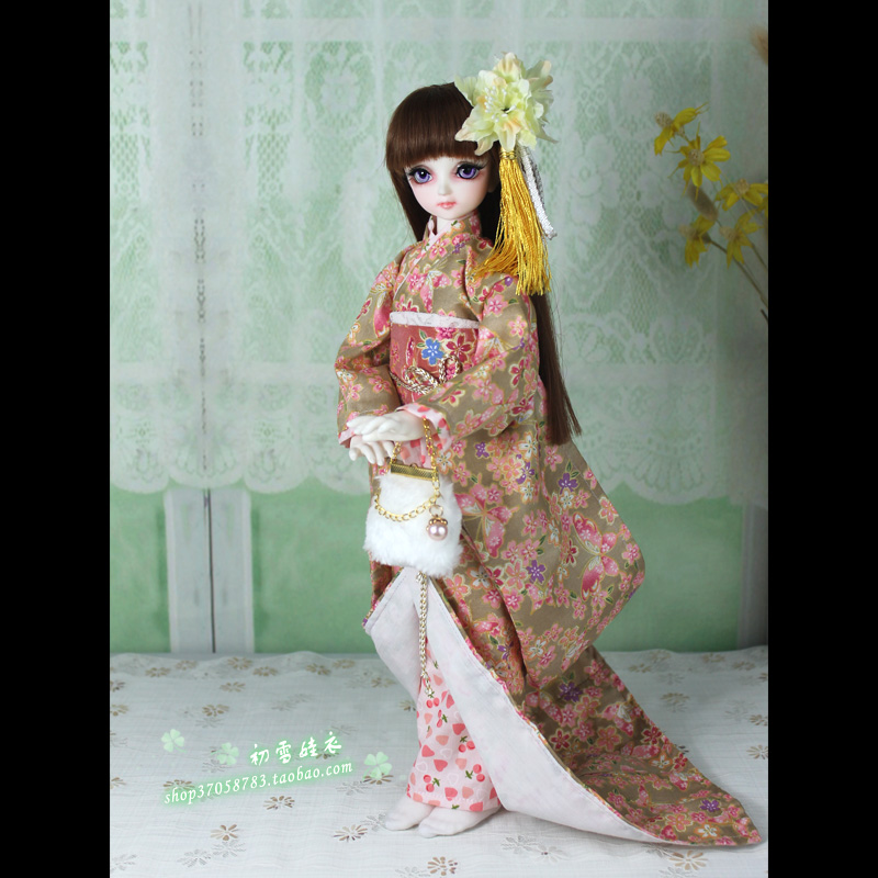 Japanese For Lifestyle - ชุดกิโมโนญี่ปุ่นยูกาตะ 1/4 1/3 สำหรับตุ๊กตา BJD/SD MSD