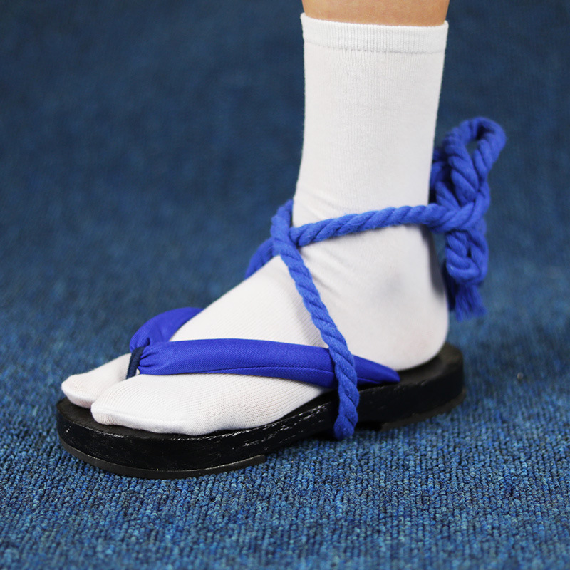รองเท้าเกตะสายรัดสีน้ำเงิน – ร - Geta Wooden Sandal บทวิจารณ์และราคา