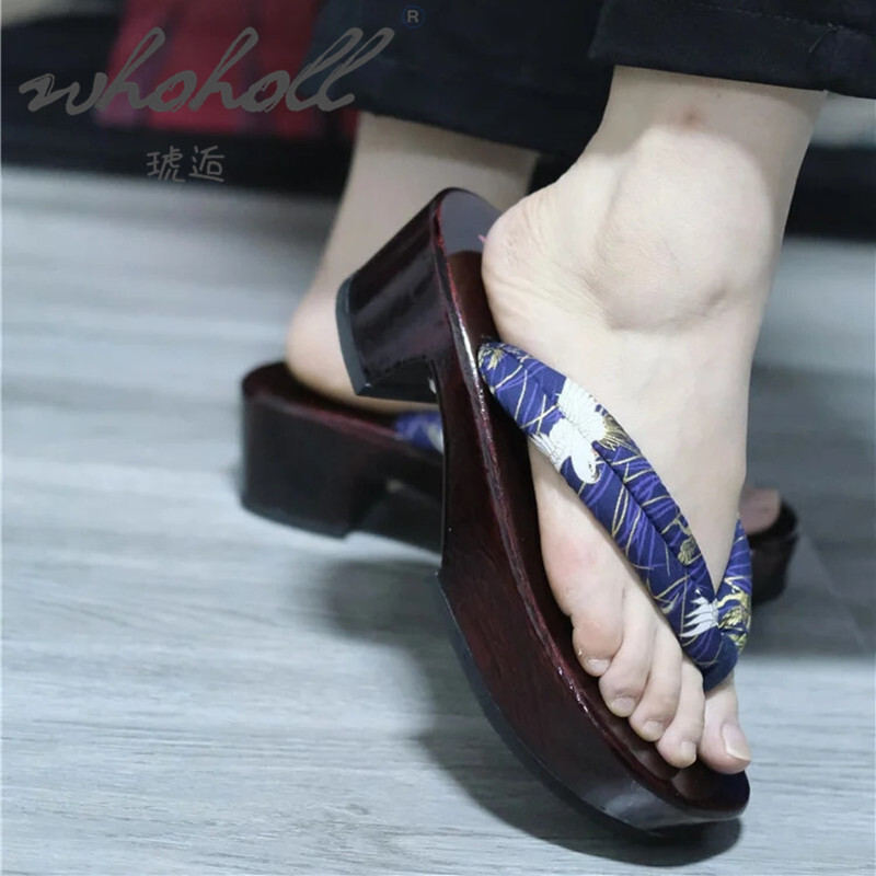 รองเท้าแตะไม้สไตล์ญี่ปุ่นสำหรั - Geta Wooden Sandal บทวิจารณ์และราคา