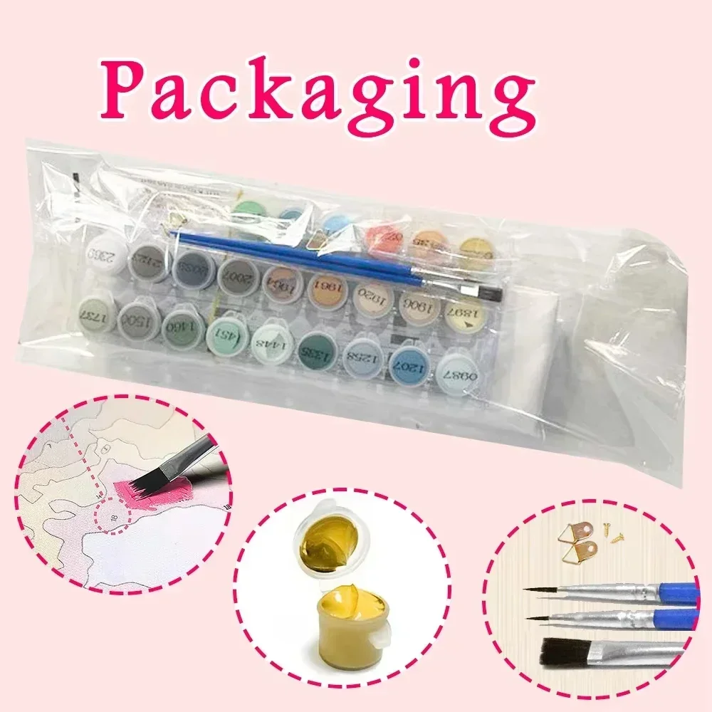 ภาพวาดสีน้ำมันดิจิทัลตามตัวเลข - Japanese Women Lifestyle บทวิจารณ์และราคา