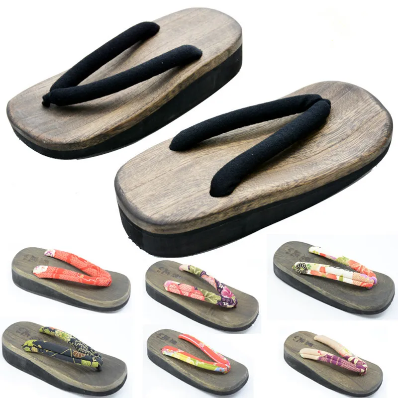 รองเท้าคอสเพลย์ผู้หญิง ส้นกลาง - Geta Wooden Sandal บทวิจารณ์และราคา