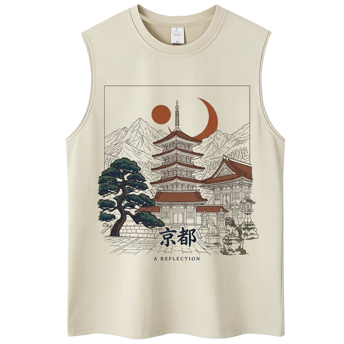 เสื้อกล้ามสไตล์ญี่ปุ่นลายปลาหม - Japanese Women Lifestyle บทวิจารณ์และราคา